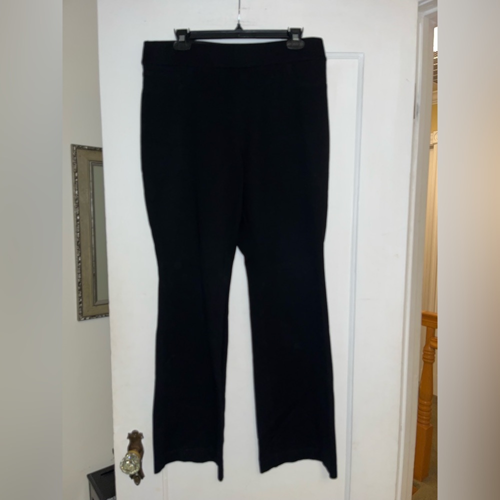 INC International Concepts Black Boot Cut Pants